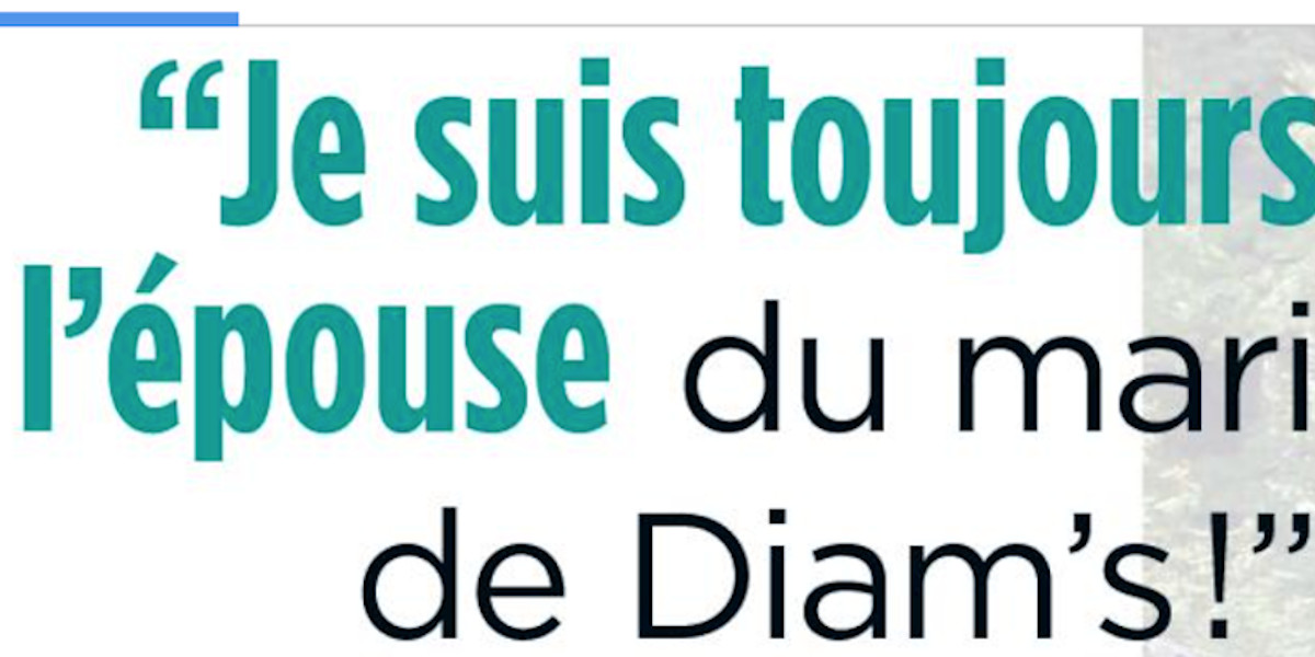Diam's, son mari serait marié avec à une autre