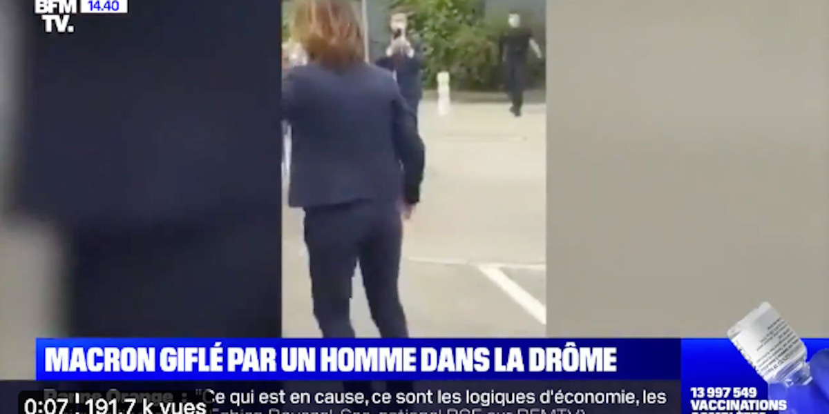 Emmanuel Macron giflé dans la Drôme - Une journaliste de BFM TV accusée (vidéo)