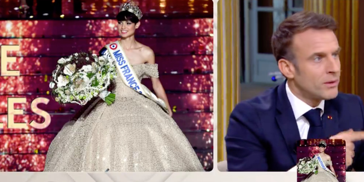 Emmanuel Macron défend Eve Gilles, Miss France 2024 : Une réponse cinglante aux critiques (vidéo)