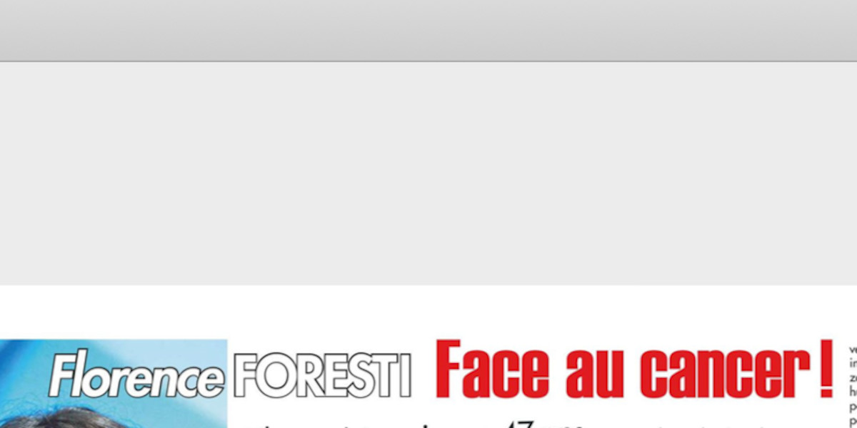 Florence Foresti face au cancer (photo)