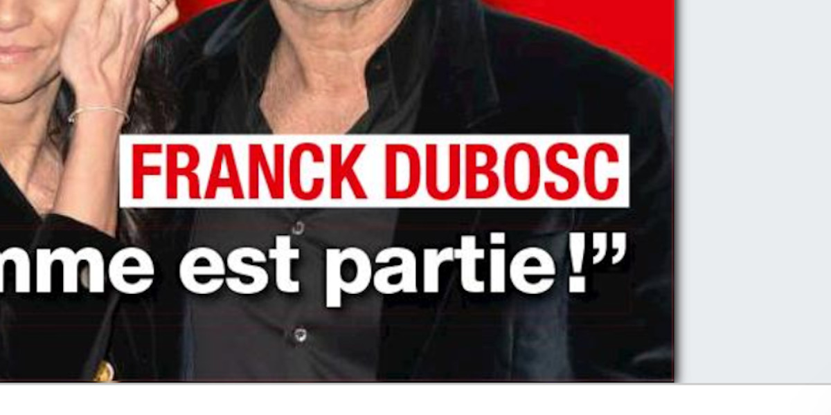 Franck Dubosc - « Ma femme est partie », la vérité sur son mariage avec Danièle