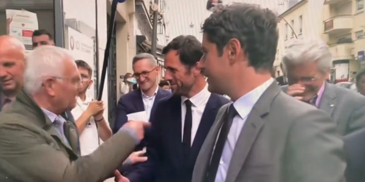 Gabriel Attal interpelé en pleine rue, message insultant pour Emmanuel Macron ? 