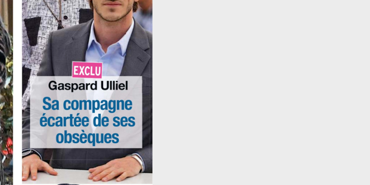 Gaspard Ulliel, Vicky Krieps, sa dernière chérie, absente de ses funérailles