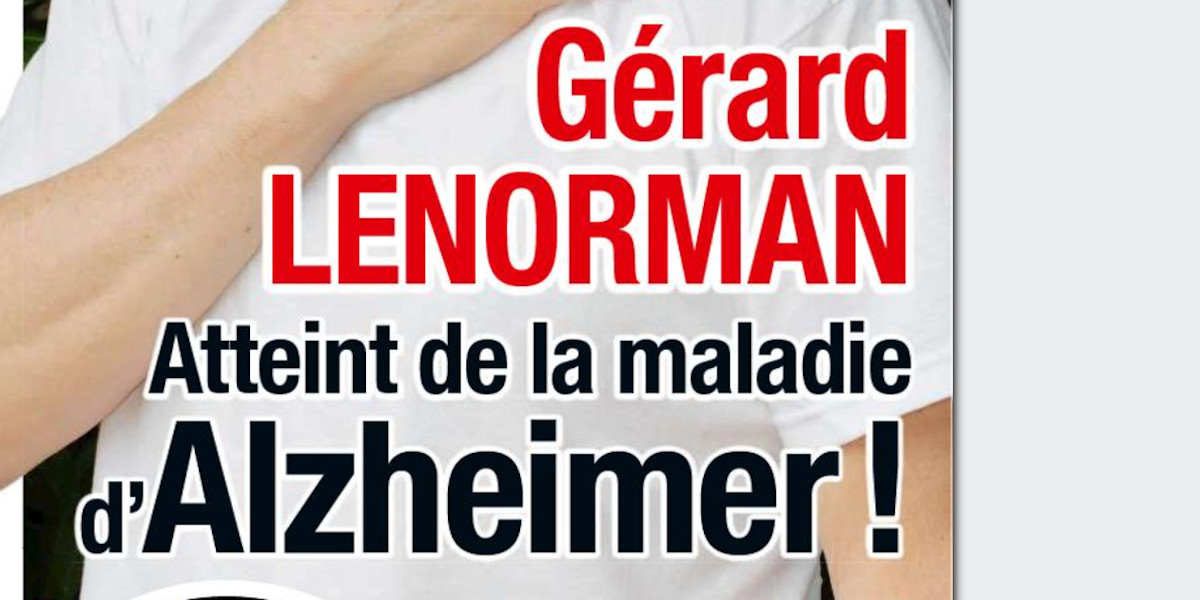 Gérard Lenorman atteint de la maladie d'Alzheimer, il se serait condamné