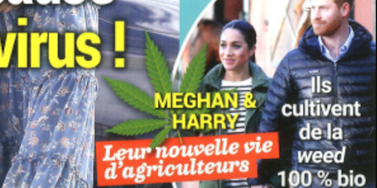 Harry et Meghan Markle, dans le business du marijuana, ça agace au palais