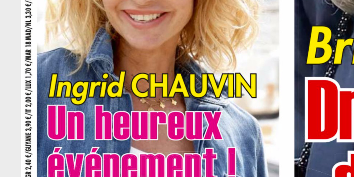 Ingrid Chauvin comblée avec Philippe Warrin, un heureux événement
