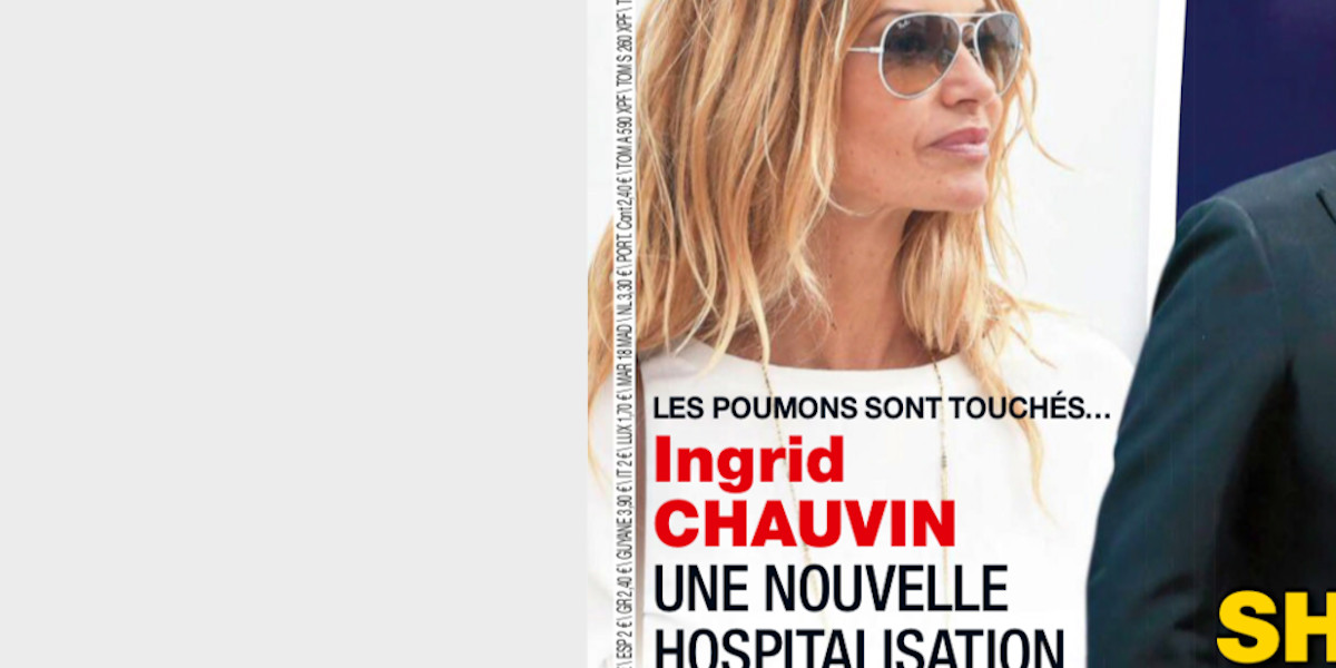 Ingrid chauvin, nouvelle hospitalisation, les poumons sont touchés