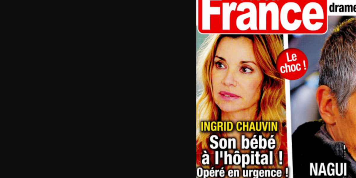 Ingrid Chauvin, son bébé à l'hôpital, opéré d'urgence