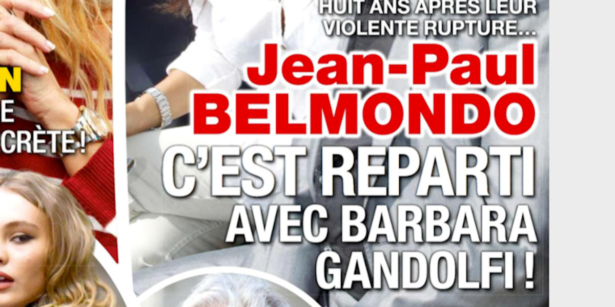 Jean-Paul Belmondo de retour avec Barbara Gandolfi, huit ans après leur violente rupture