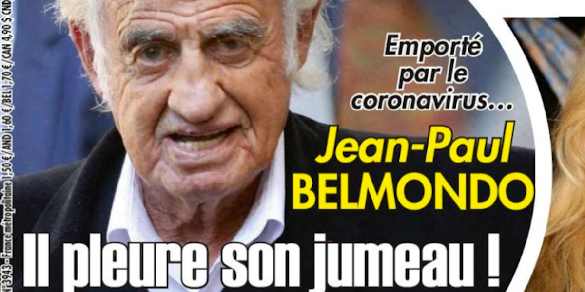 Jean-Paul Belmondo, il pleure son jumeau, emporté par le coronvirus