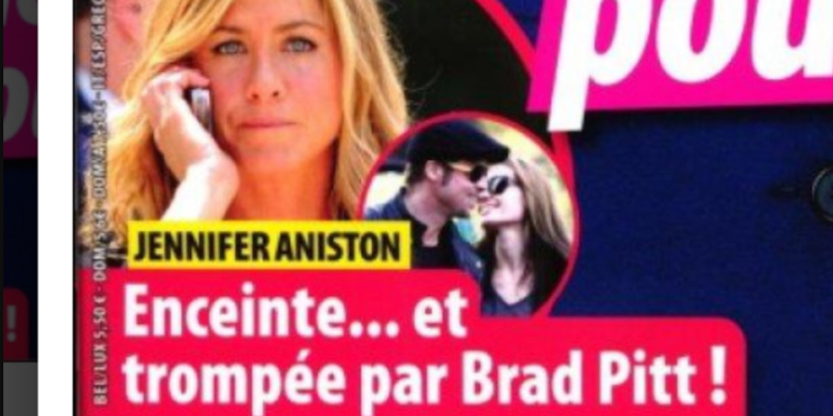 Jennifer enceinte…et trompée par Brad Pitt (photo)