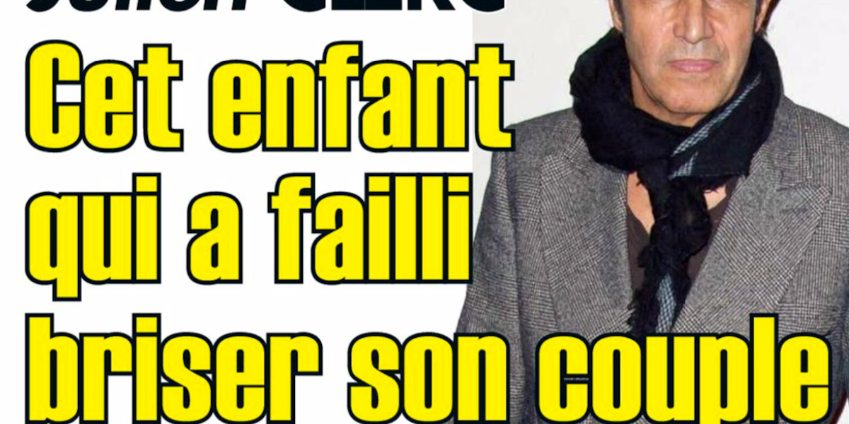 Julien Clerc, un enfant a failli briser son couple avec Hélène