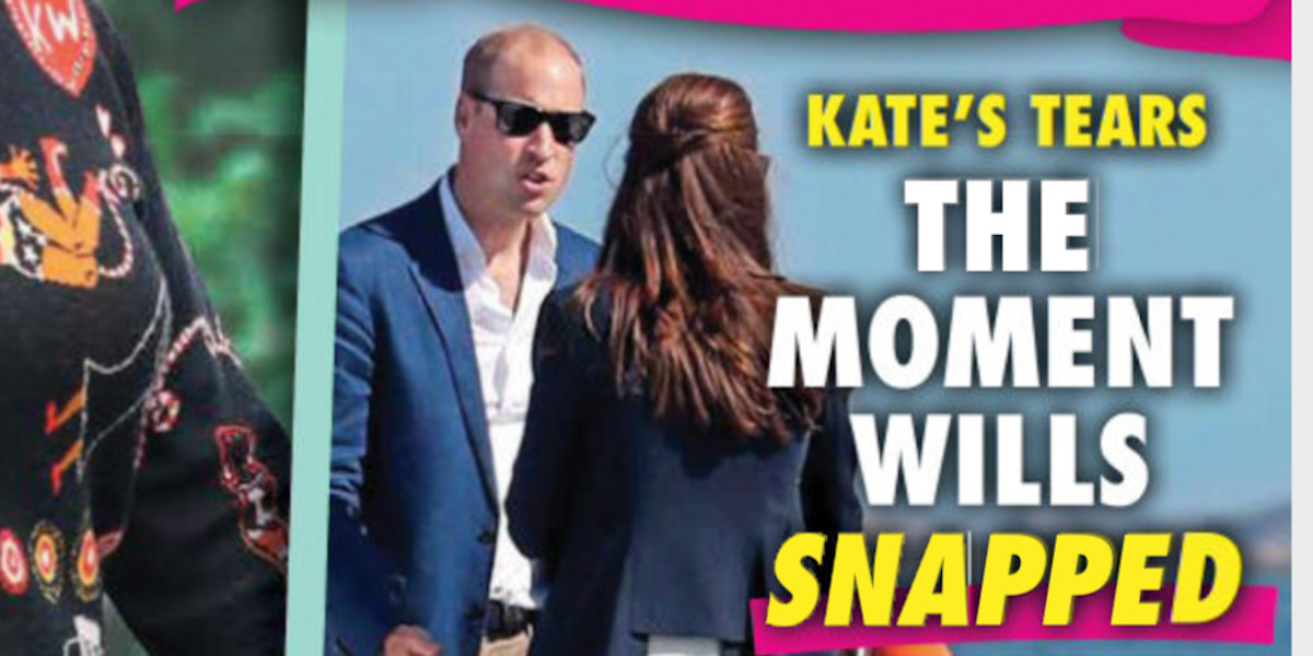 Kate Middleton en larmes aux îles Scilly, grosse dispute en public avec William