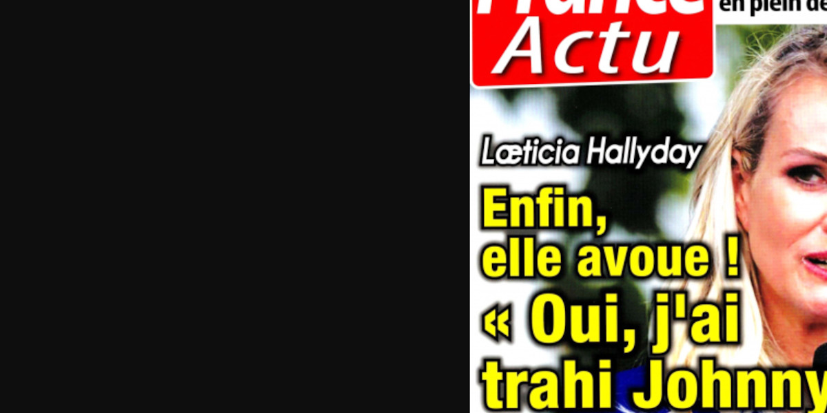 Laeticia Hallyday « Enfin, elle avoue, « Oui, j'ai trahi Johnny »