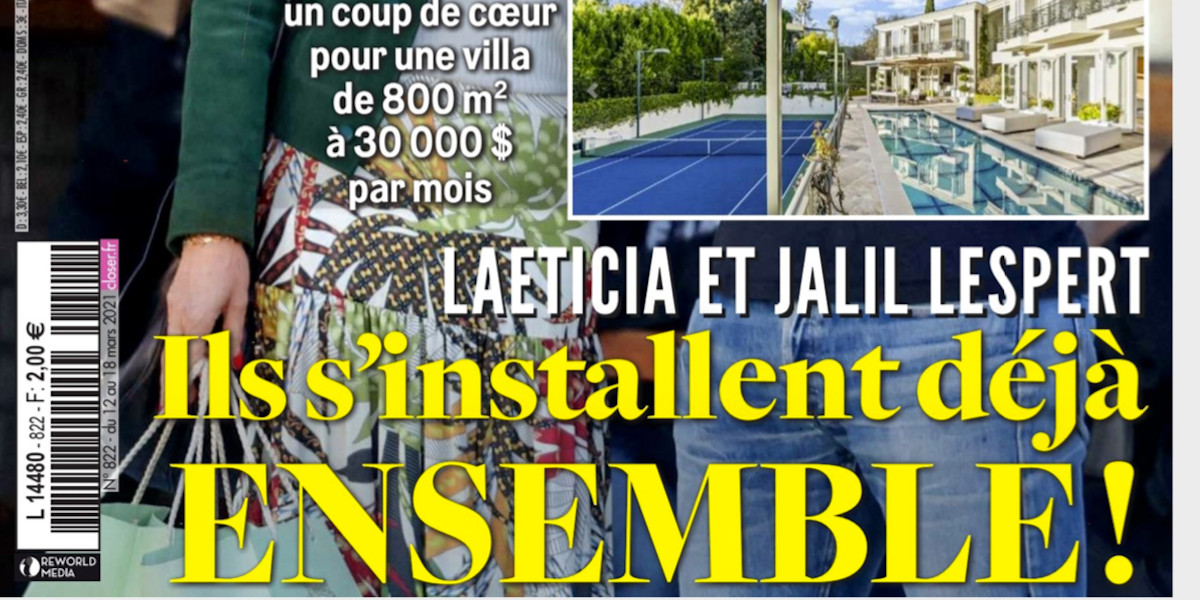 Laeticia Hallyday et Jalil Lespert s'installent ensemble à Brentwood. une villa à 30 000 euros par mois