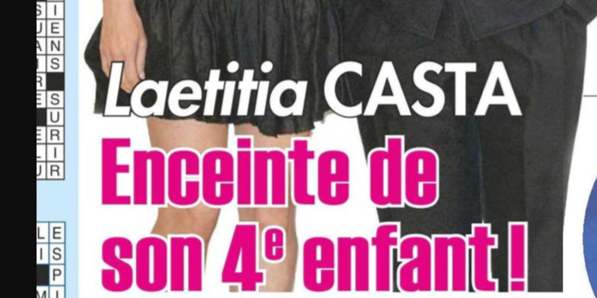 Laetitia Casta, un bébé dans la famille, c'est confirmé