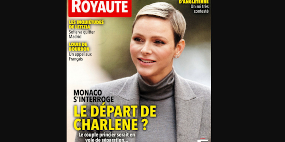 Le départ de Charlène de Monaco, son couple avec Albert en péril, la fin d'un conte de fée !
