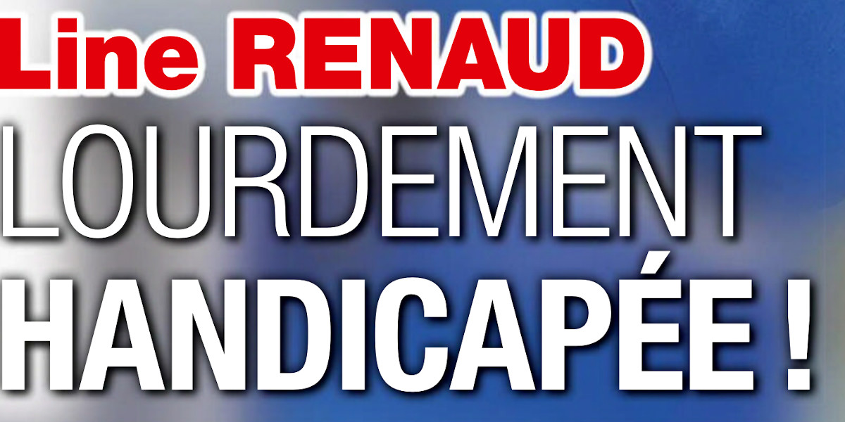 Line Renaud, lourdement handicapée, des séquelles de son AVC