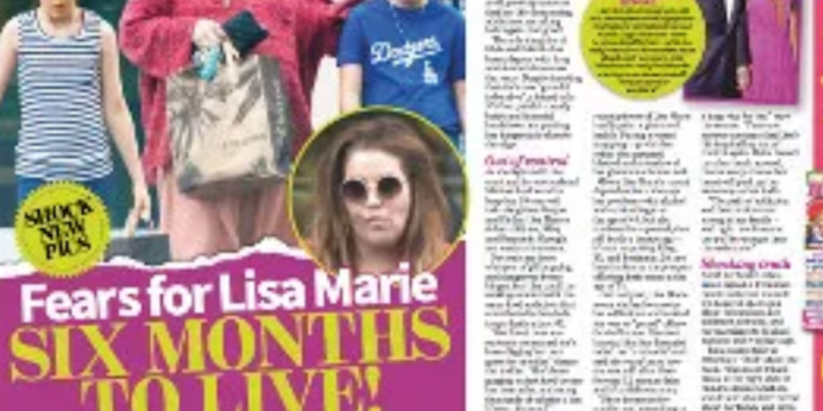 Lisa Marie Presley, l'hyperphagie boulimique, alcool, les causes de sa mort
