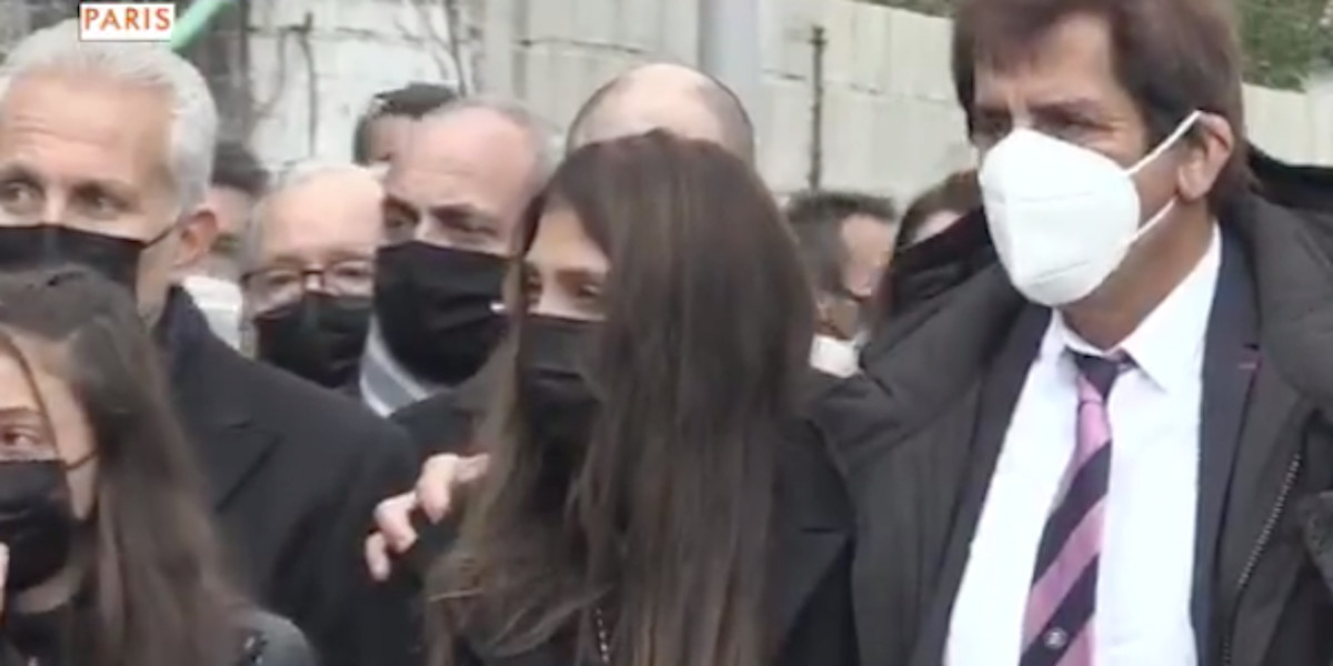 Loretta Denaro, Bernard Laporte, anéantis aux funérailles de Christophe Dominici à Hyères (photos)