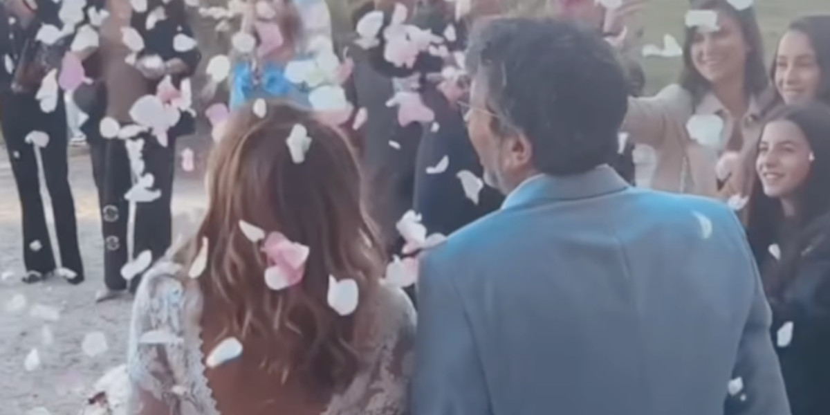Mariage d'Ingrid Chauvin dans l'intimité (vidéo)