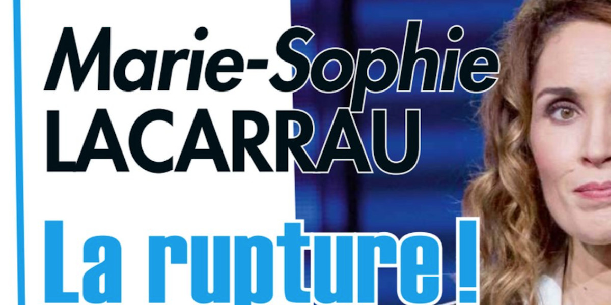 Marie-Sophie Lacarrau, la rupture douloureuse après 13 ans de fidélité