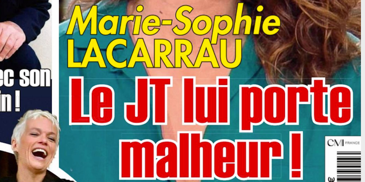 Marie-Sophie Lacarrau, le JT lui porte malheur !