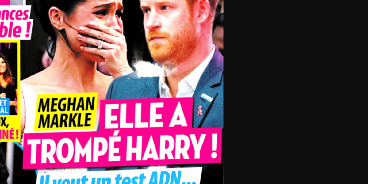 Meghan Markle - elle a trompé Harry, elle veut un test ADN 