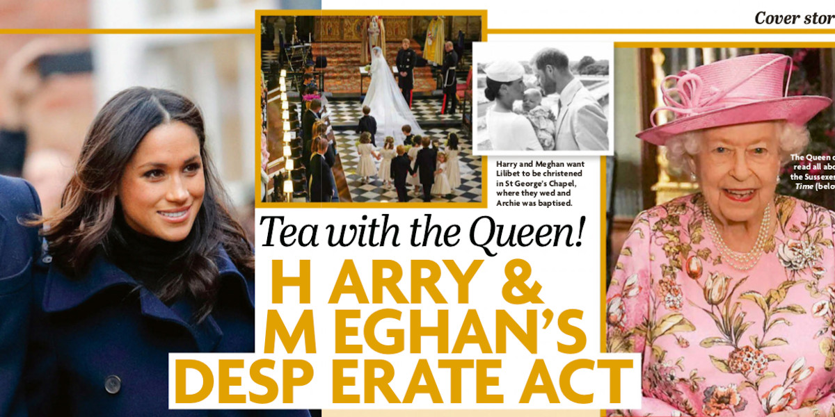 Meghan Markle et le prince Harry, quelle angoisse, face à la triste réalité, coup de poker avec la reine