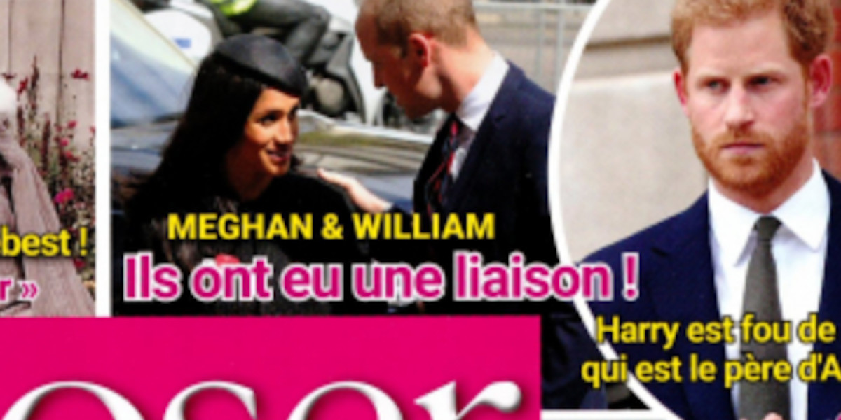 Meghan Markle, Prince William, « une liaison », Harry est fou de rage