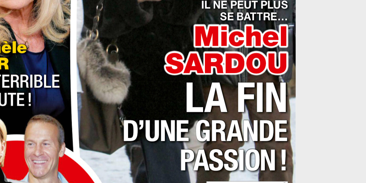 Michel Sardou marié avec Anne-Marie Périer - la fin d'une grande passion
