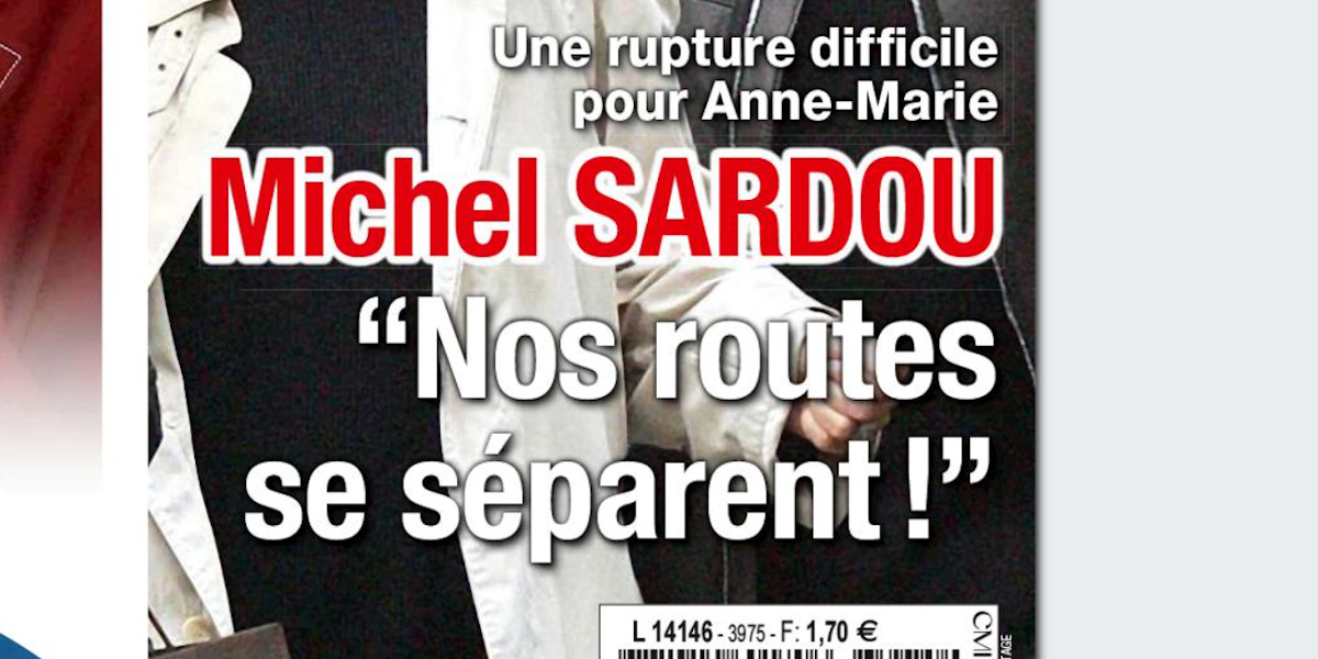 Michel Sardou, « nos routes se séparent » - Difficile rupture avec Anne-Marie