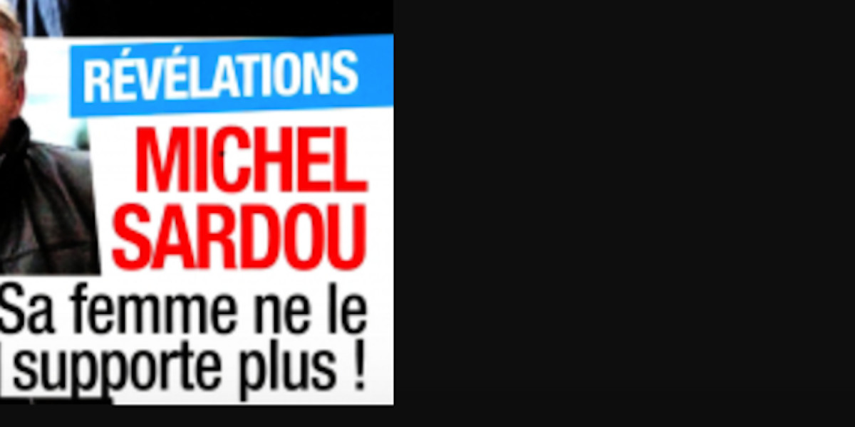 Michel Sardou - sa femme ne le supporte plus, la raison révélée