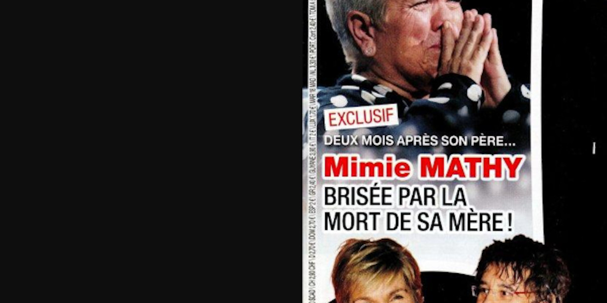 Mimie Mathy écrasée par le chagrin, orpheline, elle garde le silence