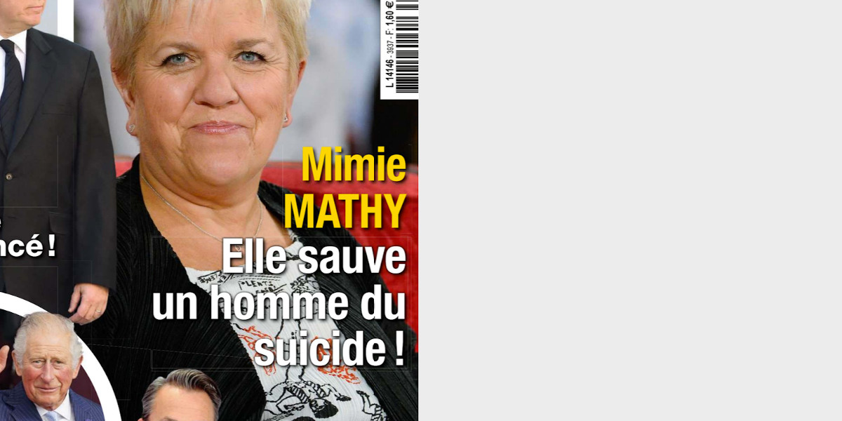 Mimie Mathy, elle sauve un homme du suicide