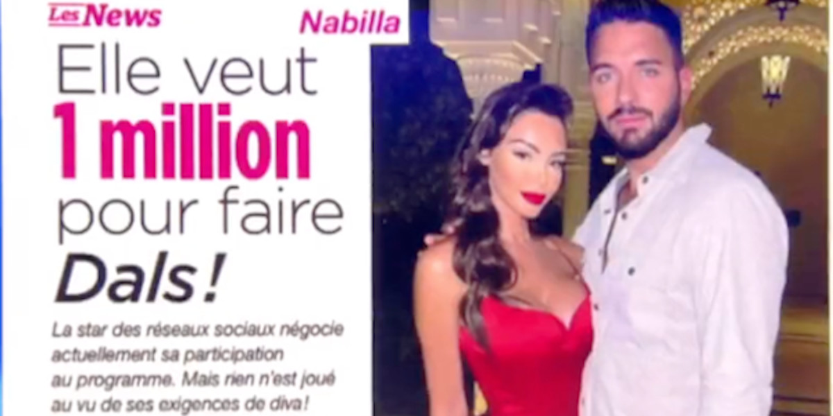 Nabilla Benattia, un million d'euros pour participer à Danse avec les stars