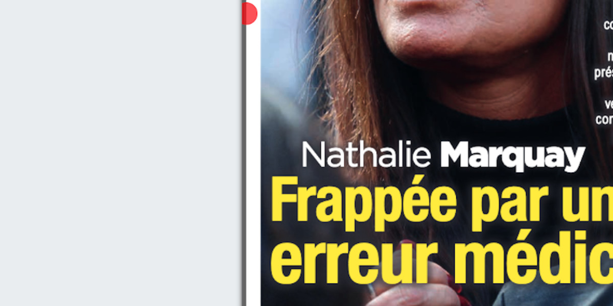 Nathalie Marquay, une douleur persistante, « frappée » par une erreur médicale