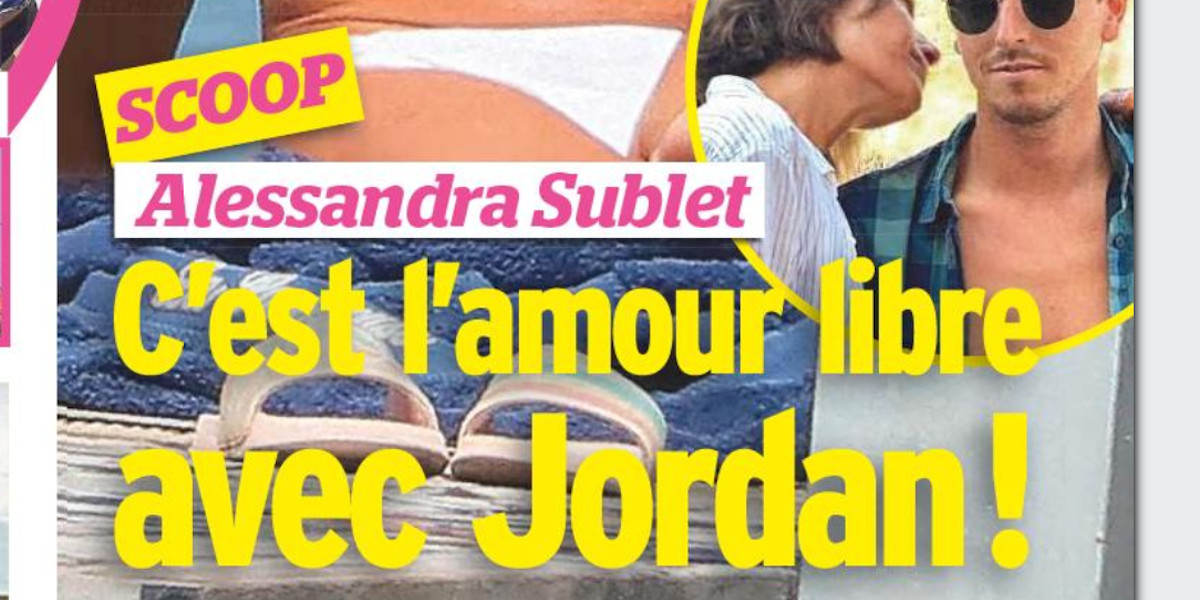Alessandra Sublet - L'amour libre avec Jordan - chacun fait ce qui lui plait (photo)