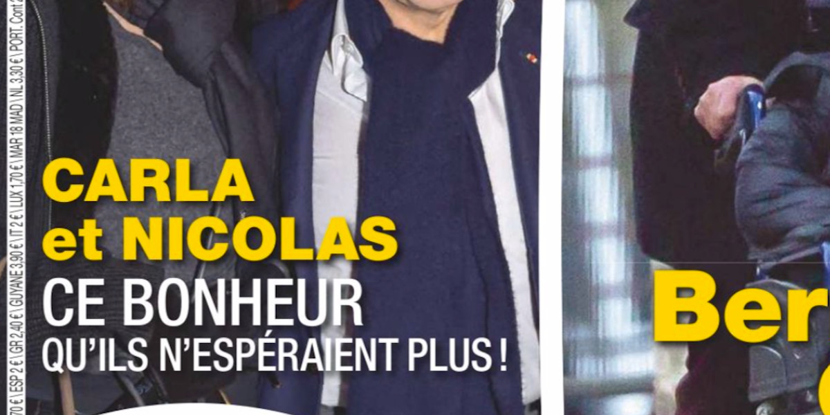 Carla Bruni, Nicolas Sarkozy, un bonheur qu'ils n'espéraient plus (photo)