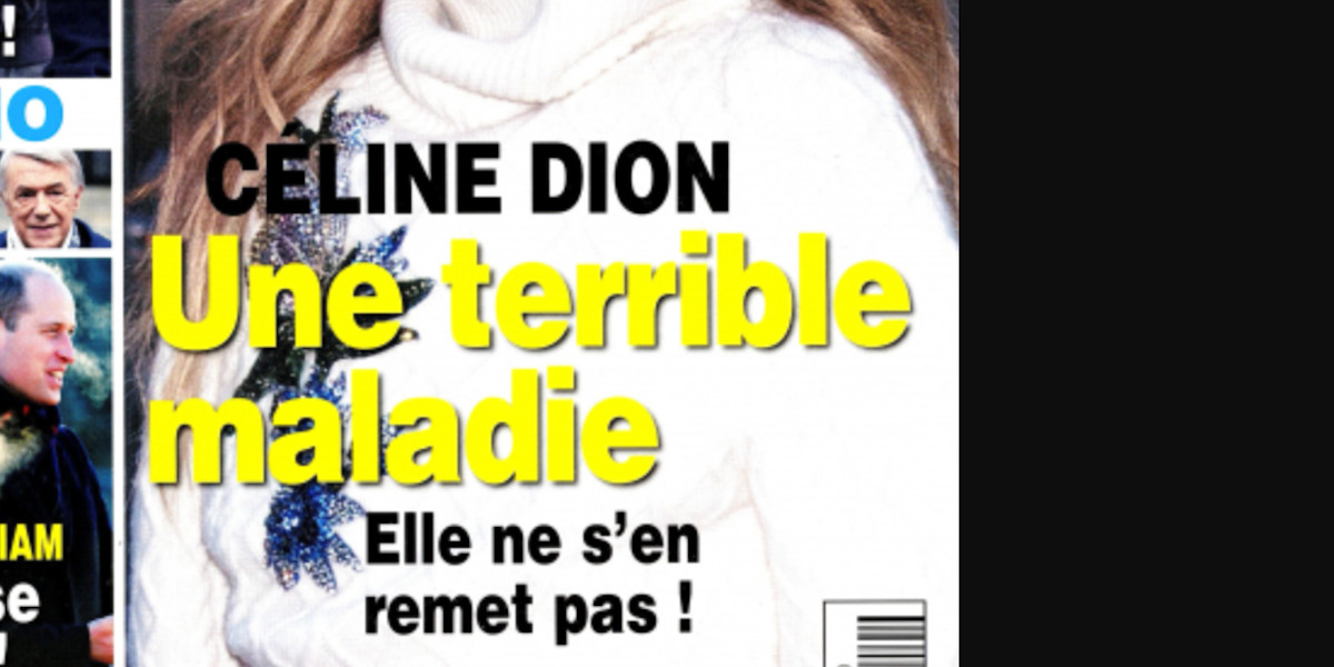 Céline Dion , une terrible maladie. Elle ne s'en remet pas (photo)