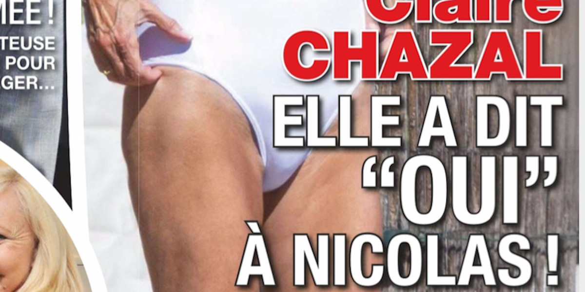 Claire Chazal aux anges - Elle a dit oui à Nicolas Escoulan (photo)