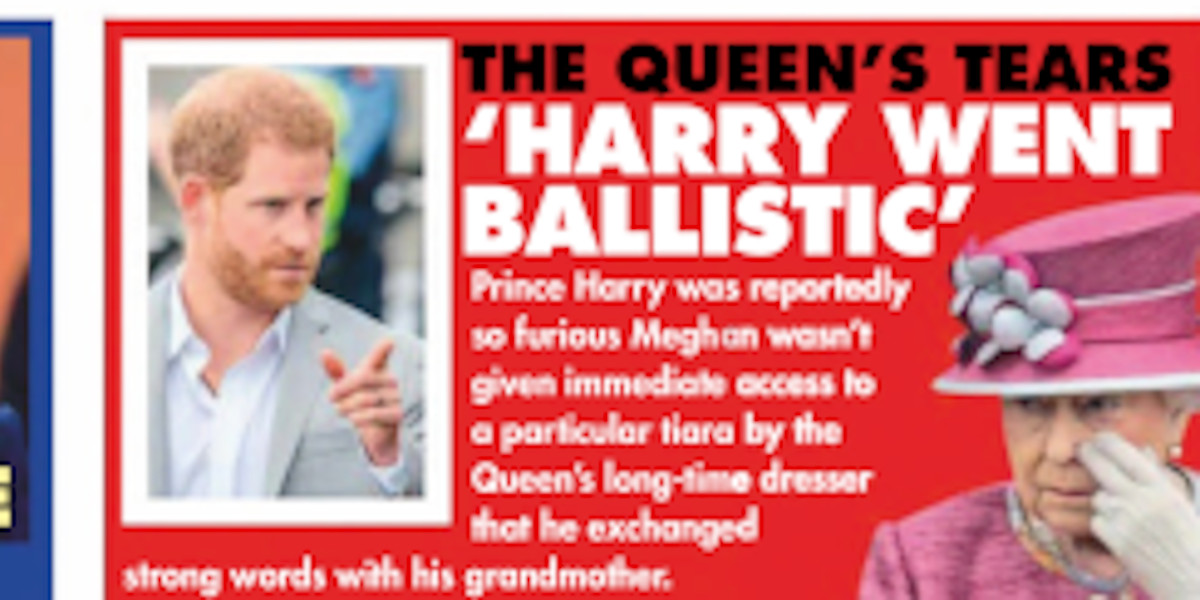 Elizabeth II insultée - Harry et Meghan Markle vont top loin (photo)