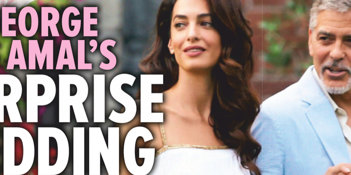 George et Amal Clooney renouvellent leurs voeux de mariage, ce détail qui a tout changé
