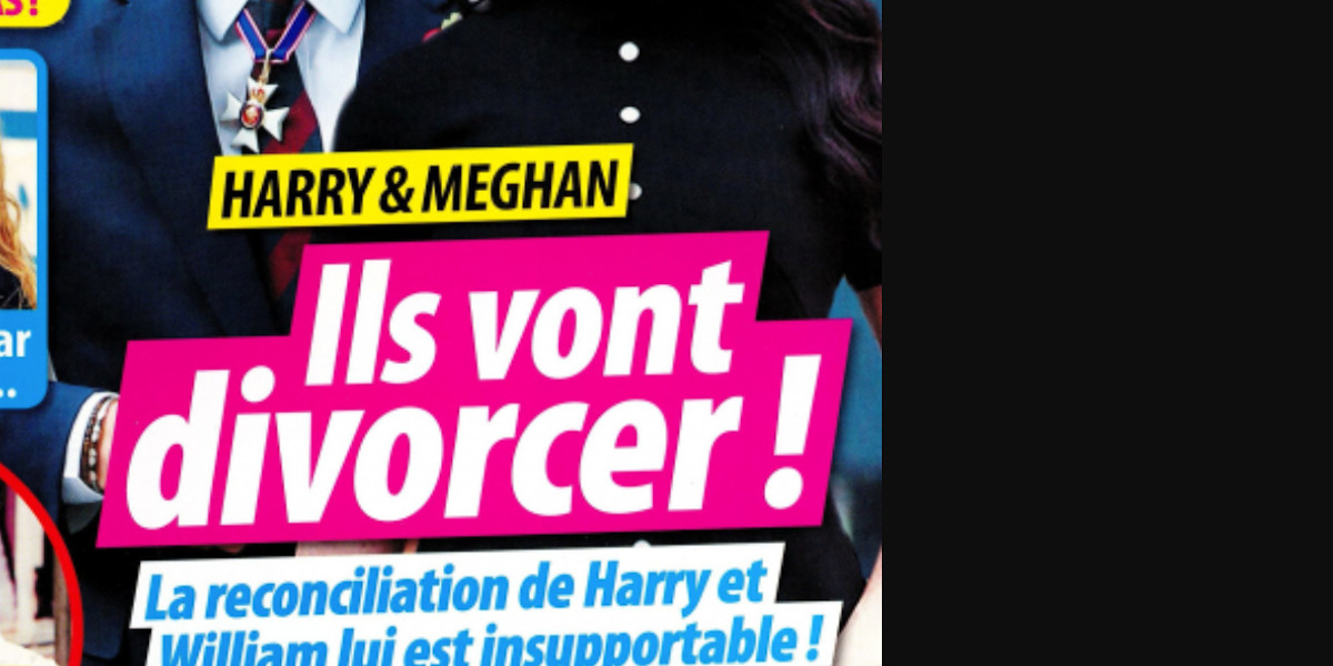 Harry et Meghan Markle, divorce - la réconciliation de Harry et William lui est insupportable (photo)