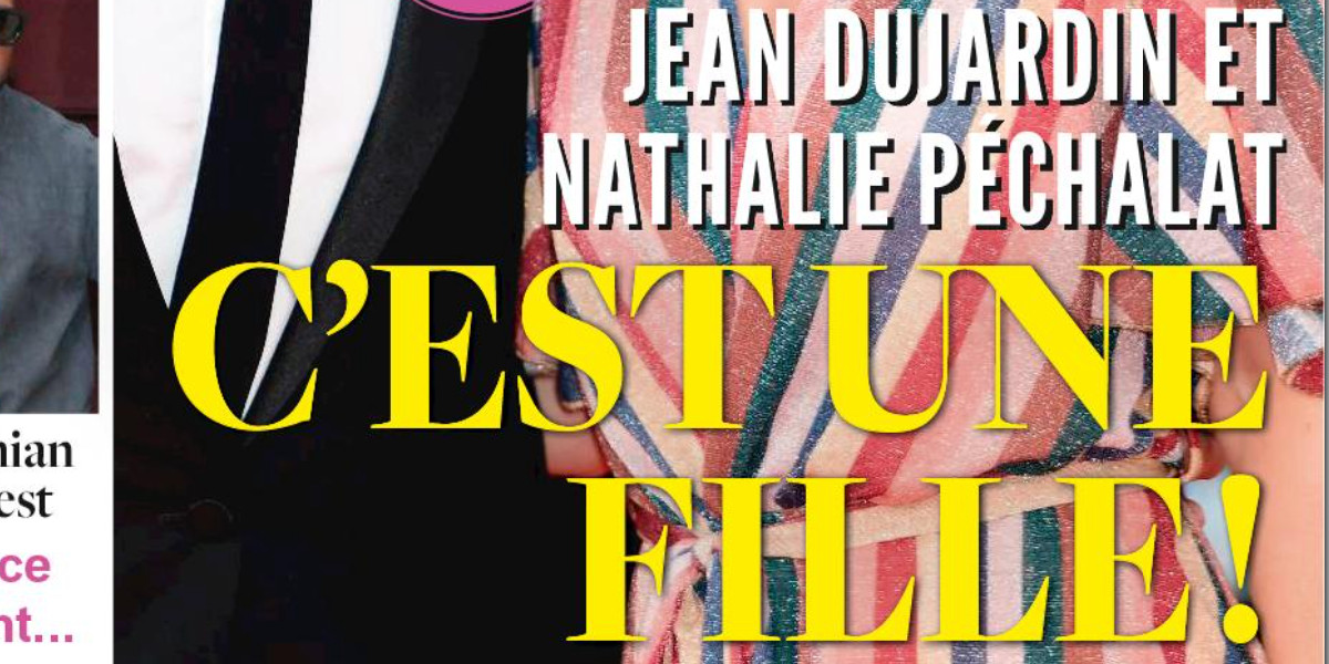 Jean Dujardin, Nathalie Péchalat, c'est une fille