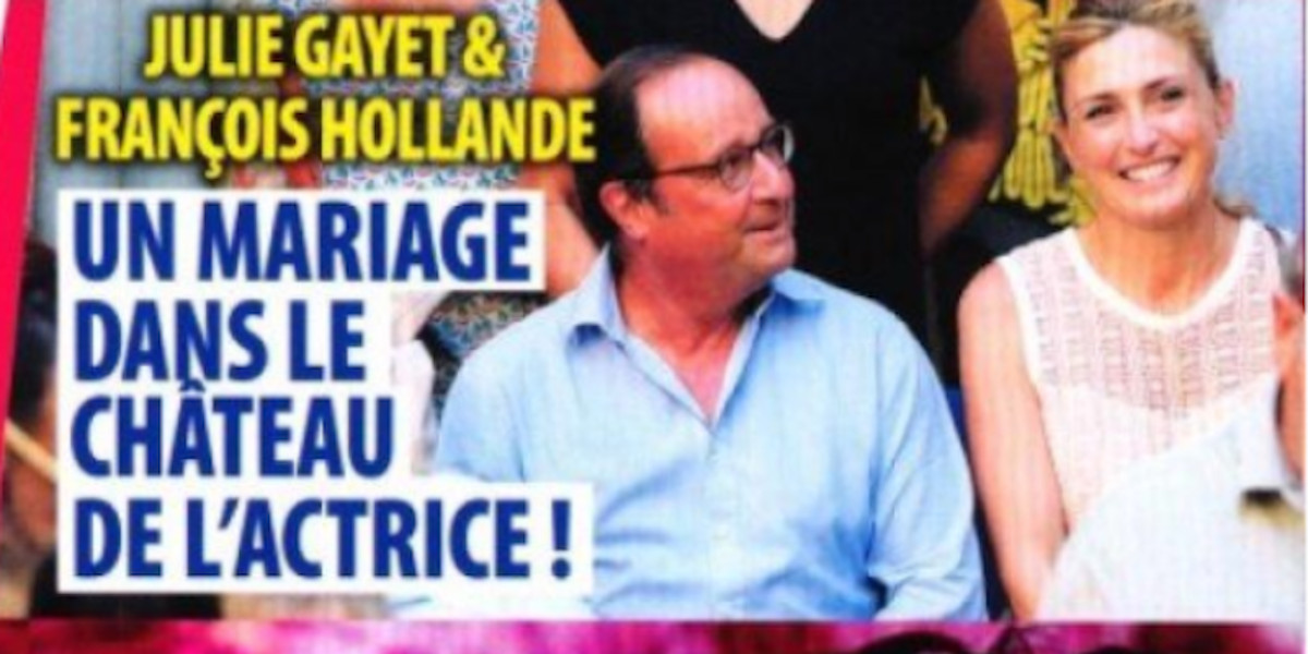 Julie Gayet, François Hollande - un mariage dans le château de l'actrice (photo)