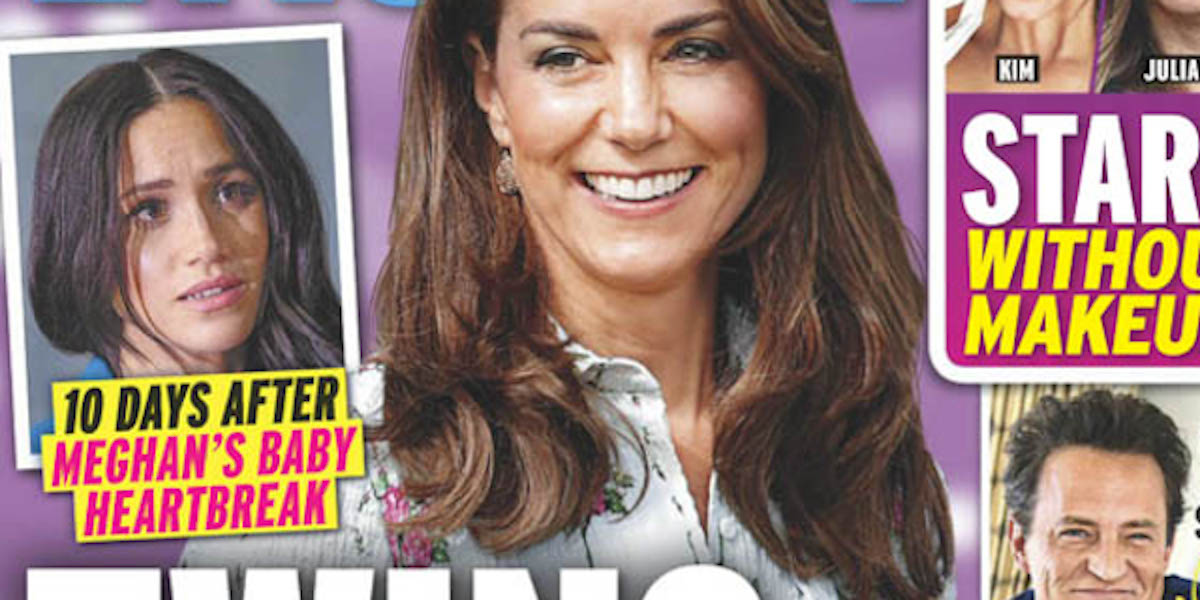 Kate Middleton, enceinte de jumeaux, bonheur une semaine après la fausse-couche de Meghan Markle (photo)