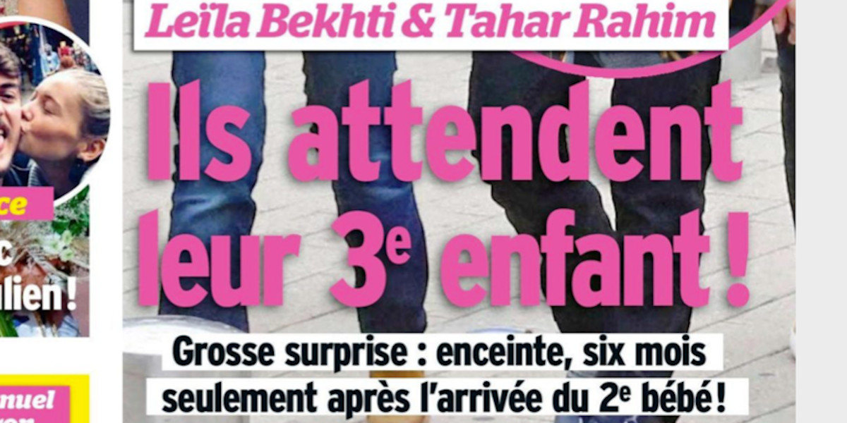 Leïla Bekhti, Tahar Rahim, grosse surprise, un troisième enfant (photo)