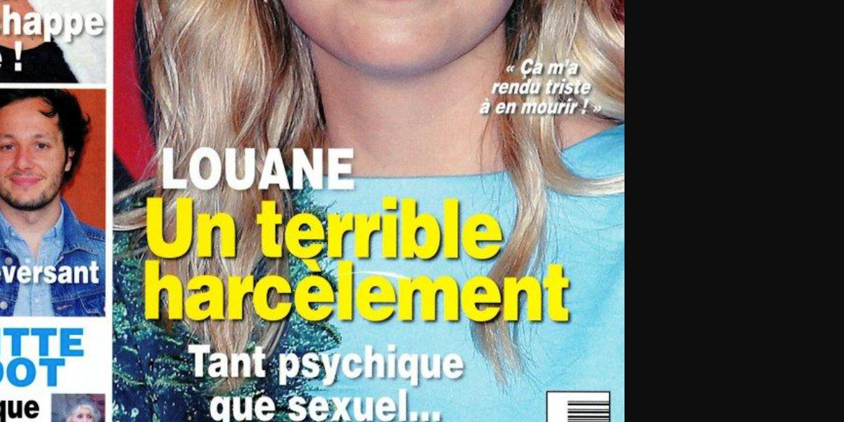 Louane, un terrible harcèlement, tant psychologique que sexuel (photo)