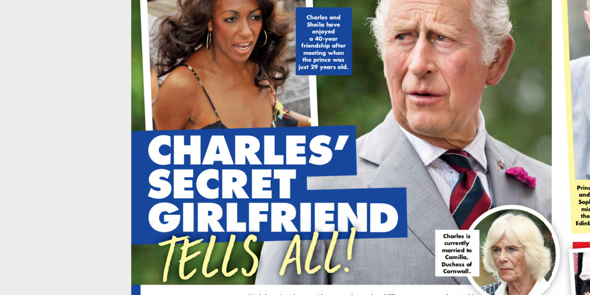 Prince Charles gêné, déballage intime de Sheila Ferguson, son ex amante américaine